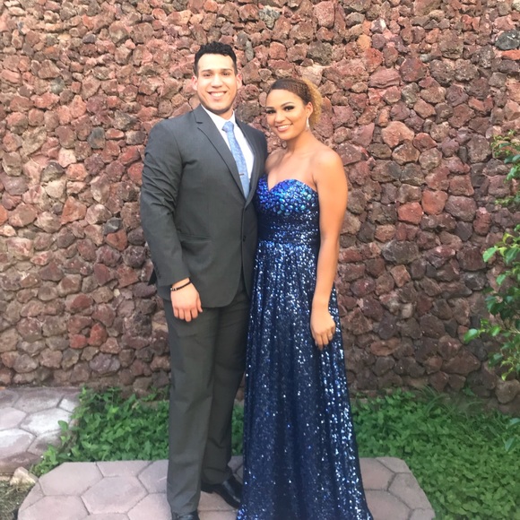 Fully embellished formal gown - Picture 1 of 5